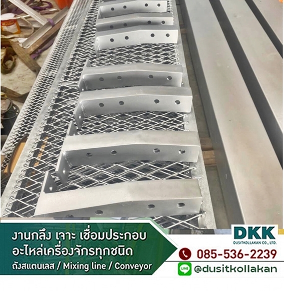 งานเชื่อมประกอบ เมาท์ติ่ง จับยึด Walkway Guard rail Life line